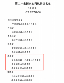 真美！金华新增1家国家水利风景区，赶快来打卡～